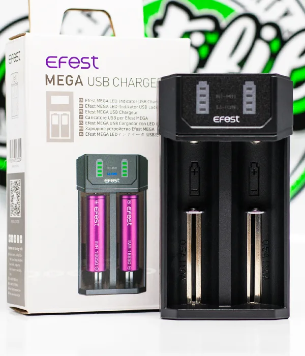 Efest Mega USB (2 Bay) Battery Charger