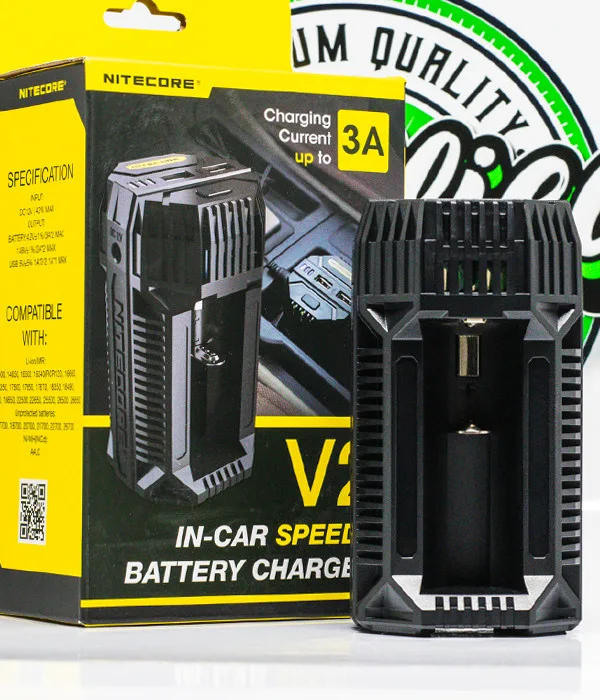 Nitecore V2 (2 Bay) In-Car Speedy Battery Charger